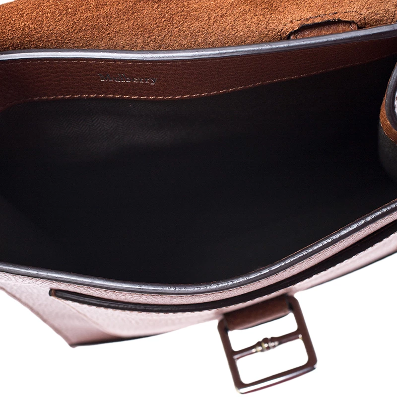 Mulberry Tan Leather Messenger Bag For Men - Image 7