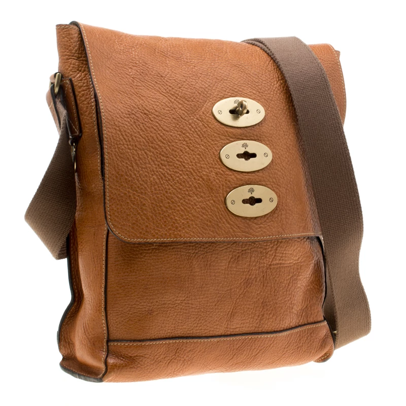 Mulberry Brown Leather Brynmore Messenger Bag For Men - Image 3