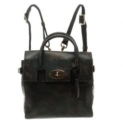 Mulberry Camo Leather Mini Cara Delevingne Backpack For Women