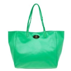 Mulberry Green Nappa Leather Medium Dorset Tote For Women