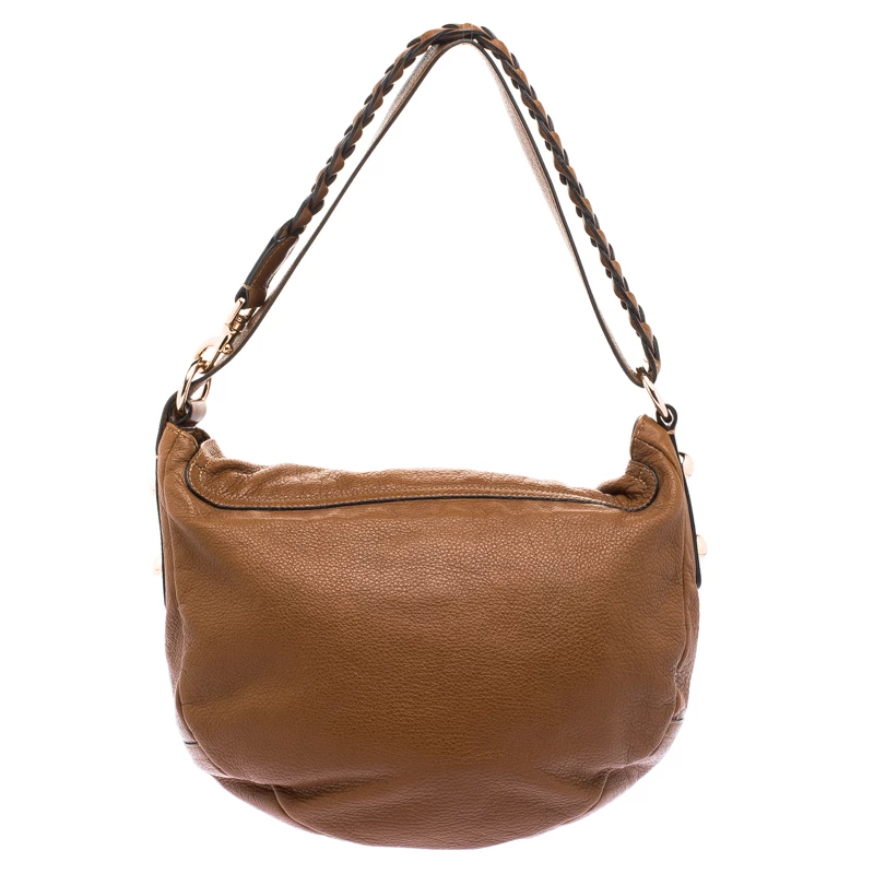 Mulberry Brown Grained Leather Daria Hobo For Women - Image 4