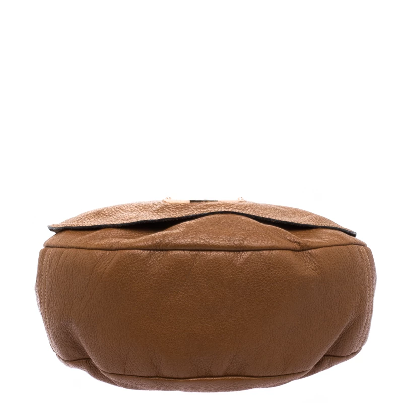 Mulberry Brown Grained Leather Daria Hobo For Women - Image 6