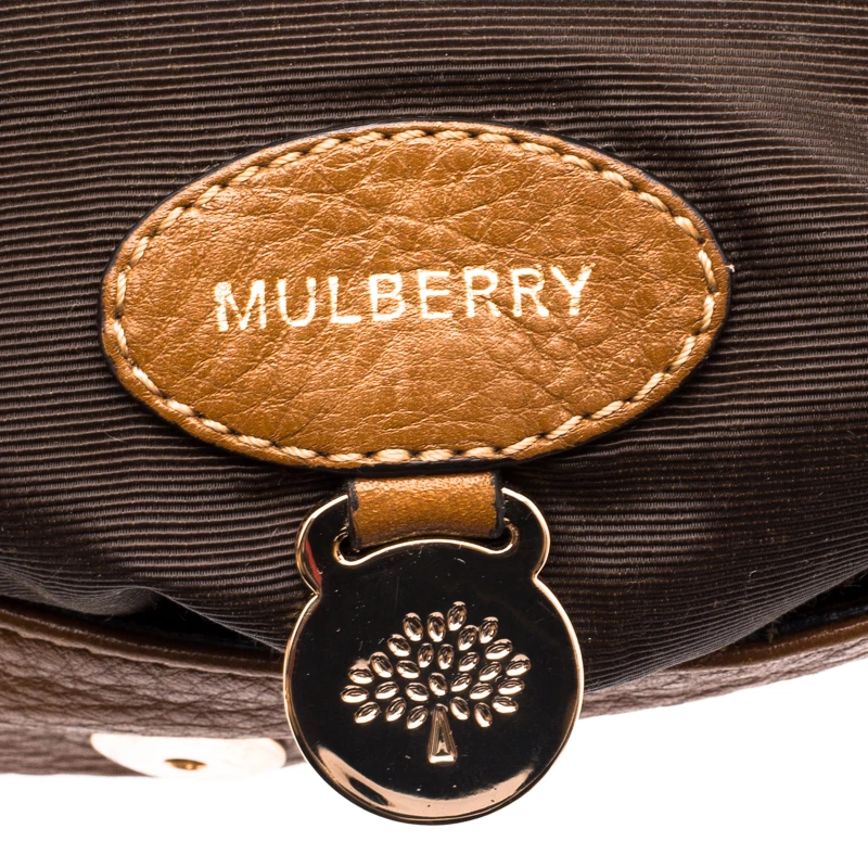 Mulberry Brown Grained Leather Daria Hobo For Women - Image 9