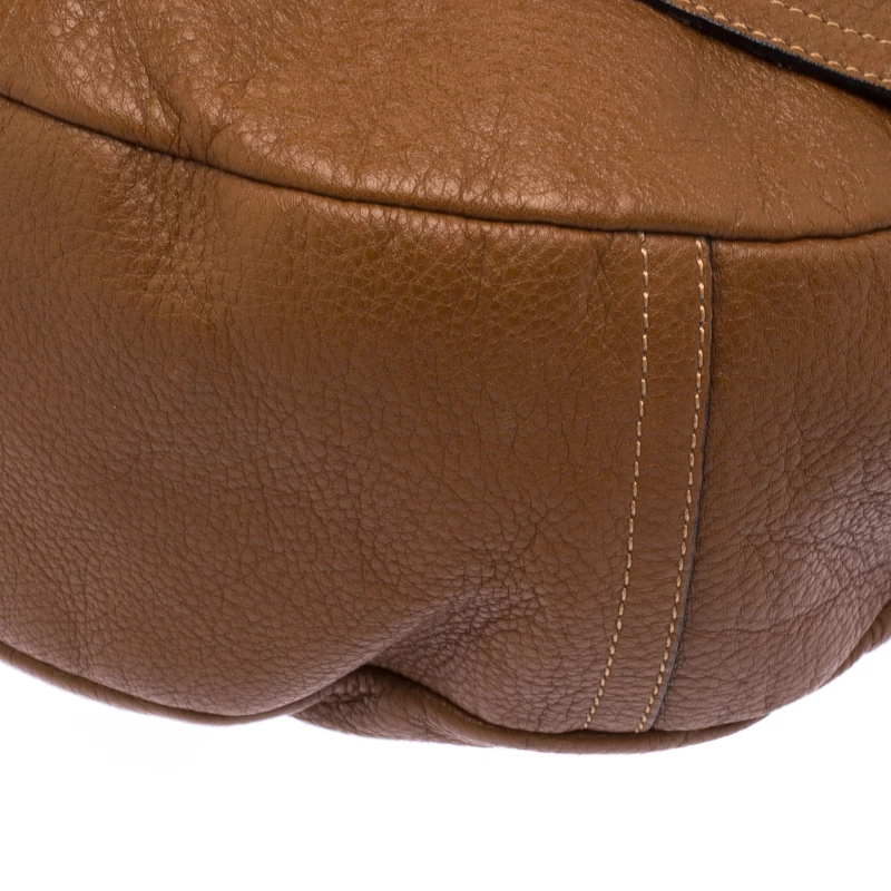 Mulberry Brown Grained Leather Daria Hobo For Women - Image 12