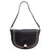 Mulberry Black Leather Studded Tessie Crossbody Bag For Women