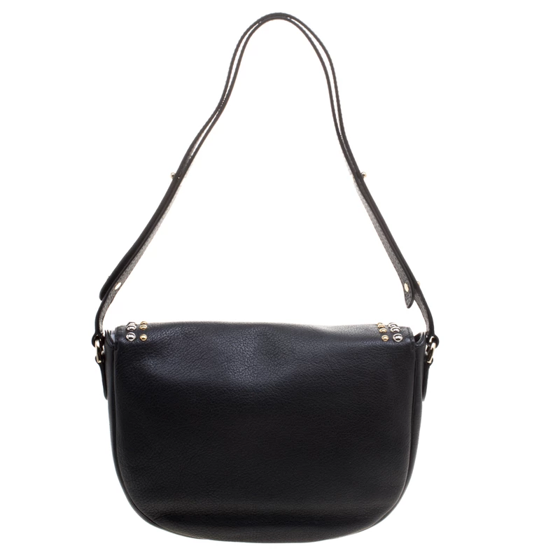 Mulberry Black Leather Studded Tessie Crossbody Bag For Women - Image 4