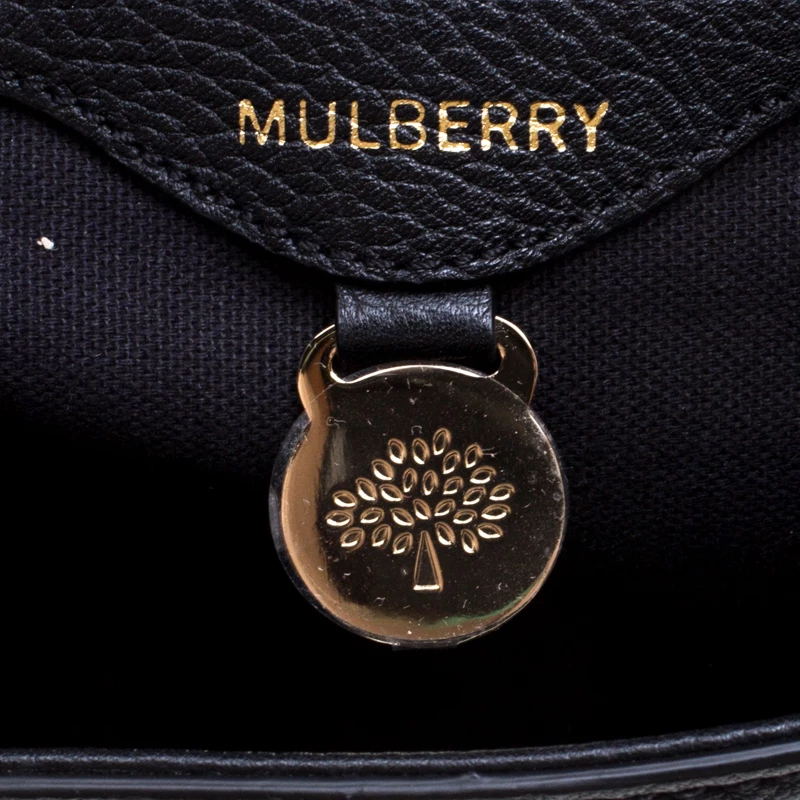 Mulberry Black Leather Studded Tessie Crossbody Bag For Women - Image 9