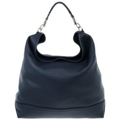 Mulberry Blue Leather Effie Hobo For Women