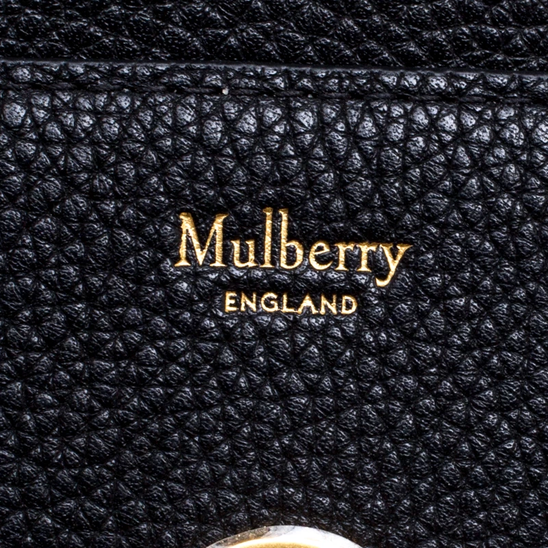 Mulberry Black Leather Darley Chain Clutch For Women - Image 7