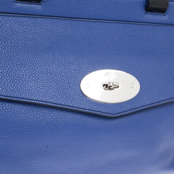 Mulberry Blue Leather Blenheim Shoulder Bag For Women - Image 8