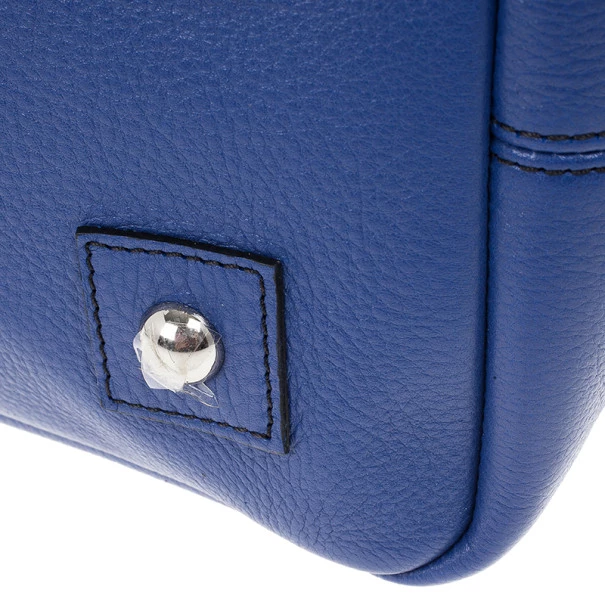 Mulberry Blue Leather Blenheim Shoulder Bag For Women - Image 13
