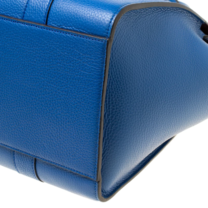 Mulberry Porcelain Blue Leather Small Zipped Bayswater Tote For Women - Image 10