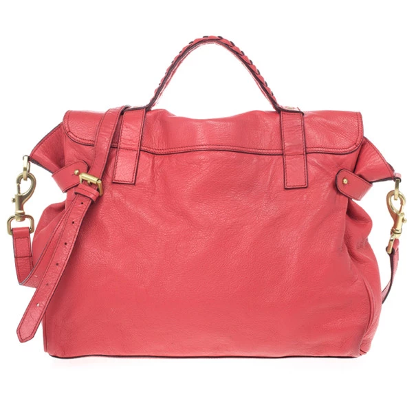 Mulberry Pink Panel Alexa Leather Satchel For Women - Image 4