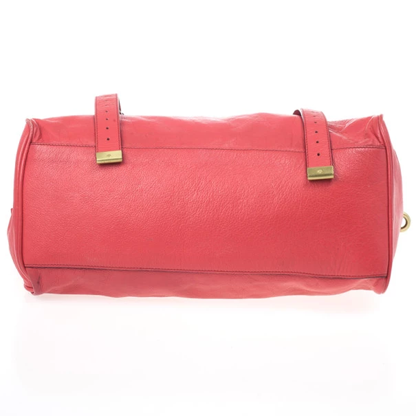 Mulberry Pink Panel Alexa Leather Satchel For Women - Image 5
