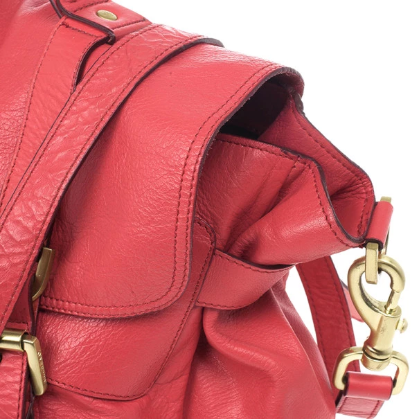 Mulberry Pink Panel Alexa Leather Satchel For Women - Image 7