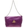 Mulberry Purple Leather Large Margaret Shoulder Bag For Women