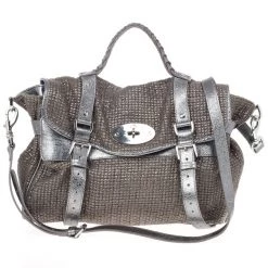 Mulberry Alexa Sparkle Tweed Leather Bag For Women