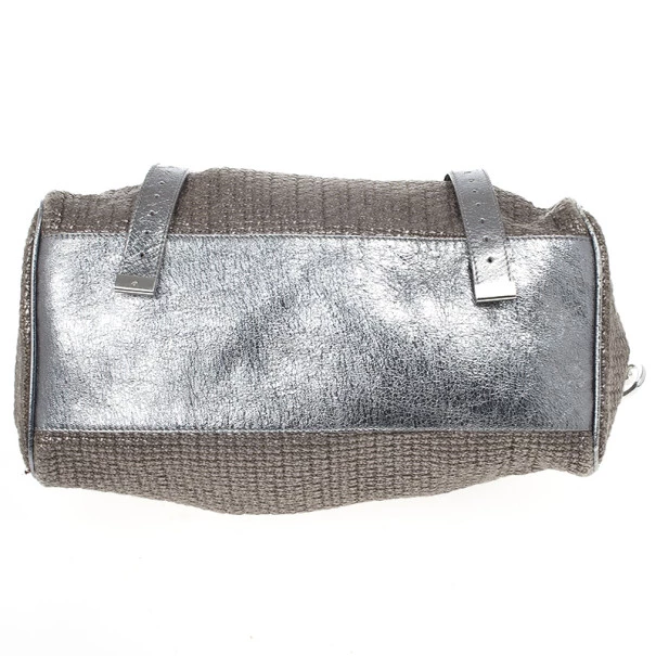 Mulberry Alexa Sparkle Tweed Leather Bag For Women - Image 5