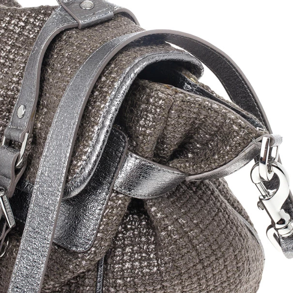 Mulberry Alexa Sparkle Tweed Leather Bag For Women - Image 7