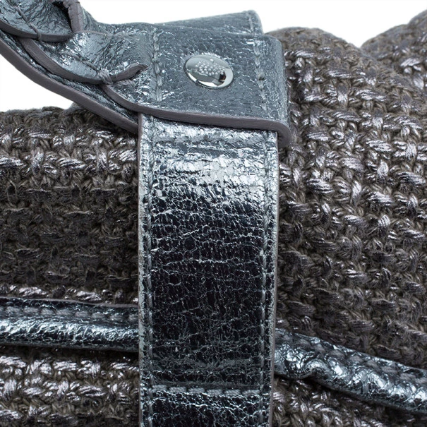 Mulberry Alexa Sparkle Tweed Leather Bag For Women - Image 8