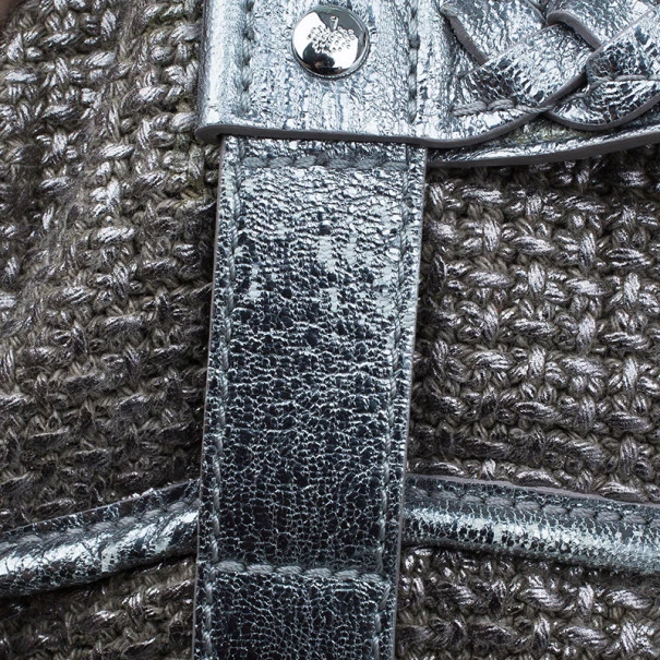 Mulberry Alexa Sparkle Tweed Leather Bag For Women - Image 9