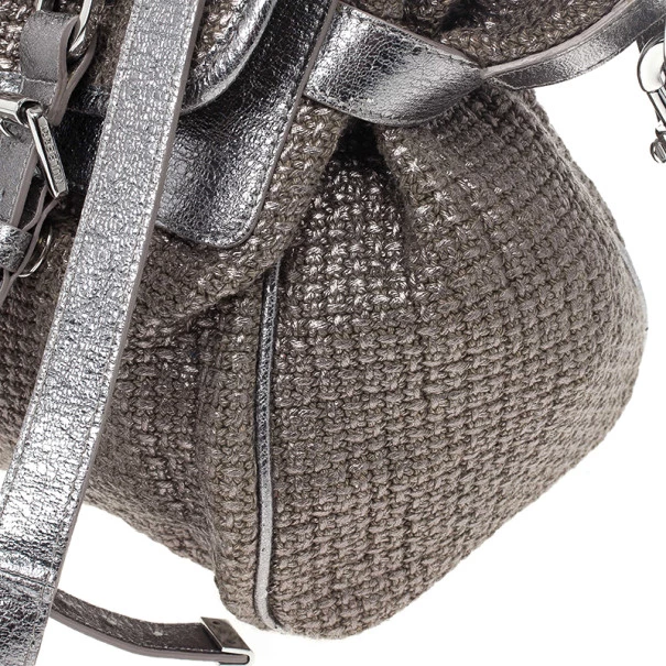 Mulberry Alexa Sparkle Tweed Leather Bag For Women - Image 11