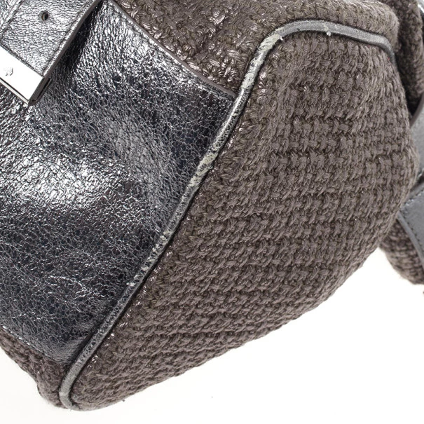 Mulberry Alexa Sparkle Tweed Leather Bag For Women - Image 13