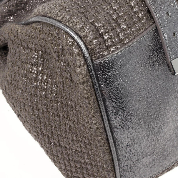 Mulberry Alexa Sparkle Tweed Leather Bag For Women - Image 14