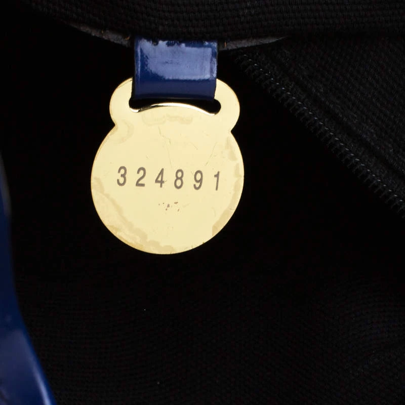 Mulberry Royal Blue Patent Leather Roxanne Tote For Women - Image 8