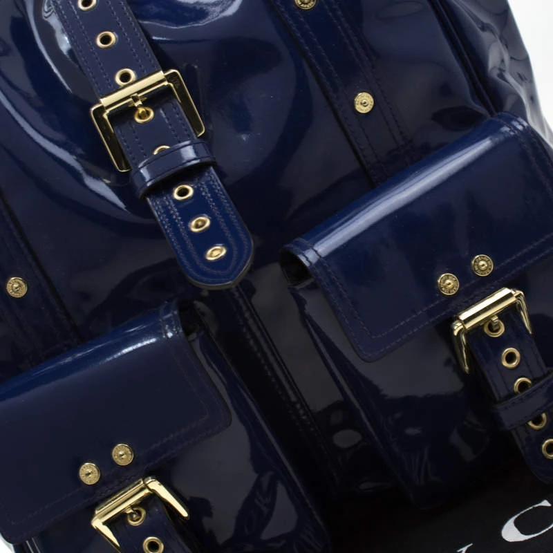 Mulberry Royal Blue Patent Leather Roxanne Tote For Women - Image 5