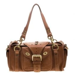 Mulberry Brown Leather Emmy Satchel For Women
