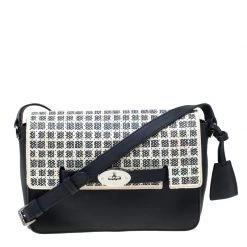 Mulberry Navy Blue/White Perforated Checkerboard Leather Bayswater Shoulder Bag For Women