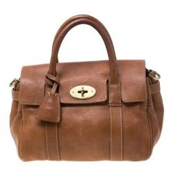 Mulberry Brown Bayswater Leather Tote For Women