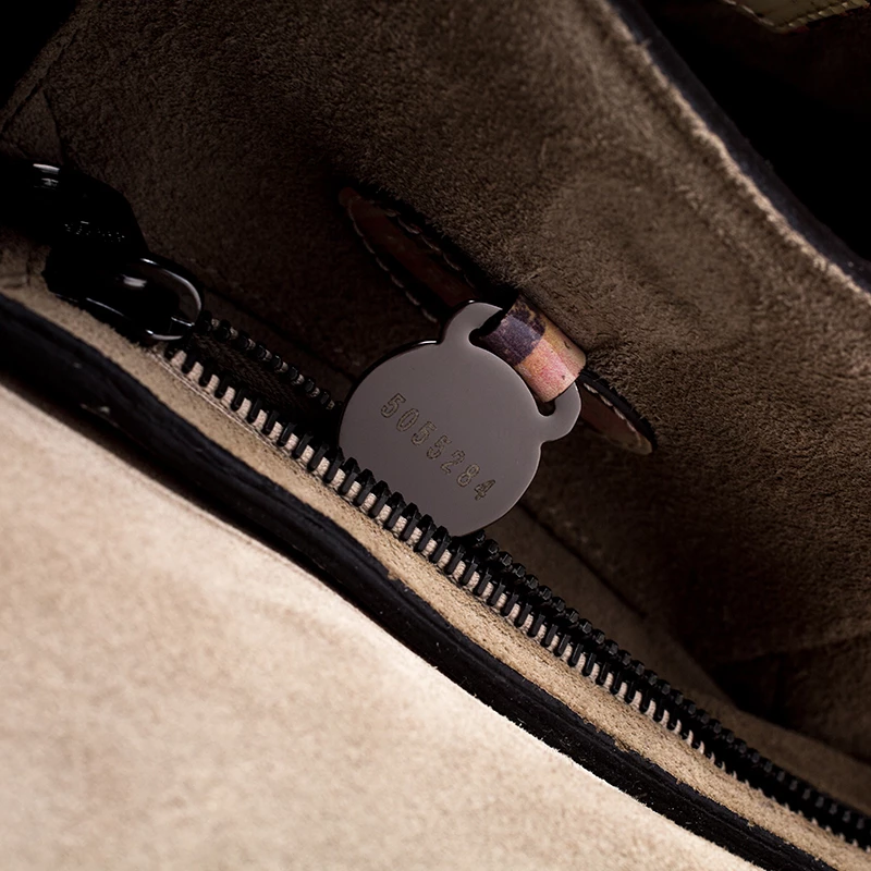 Mulberry Multicolor Tiger Print Patent Leather Medium Bayswater Satchel For Women - Image 8