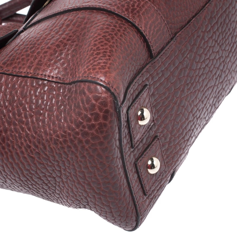 Mulberry Burgundy Leather Medium Bayswater Satchel For Women - Image 11