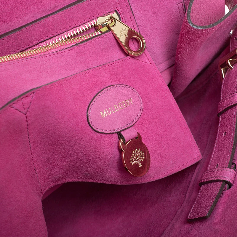 Mulberry Pink Leather Bayswater Satchel For Women - Image 8