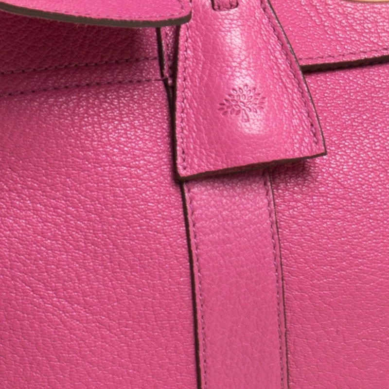 Mulberry Pink Leather Bayswater Satchel For Women - Image 5