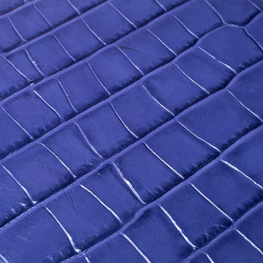 Mulberry Purple Croc Embossed Leather Trunk Bag For Women - Image 6