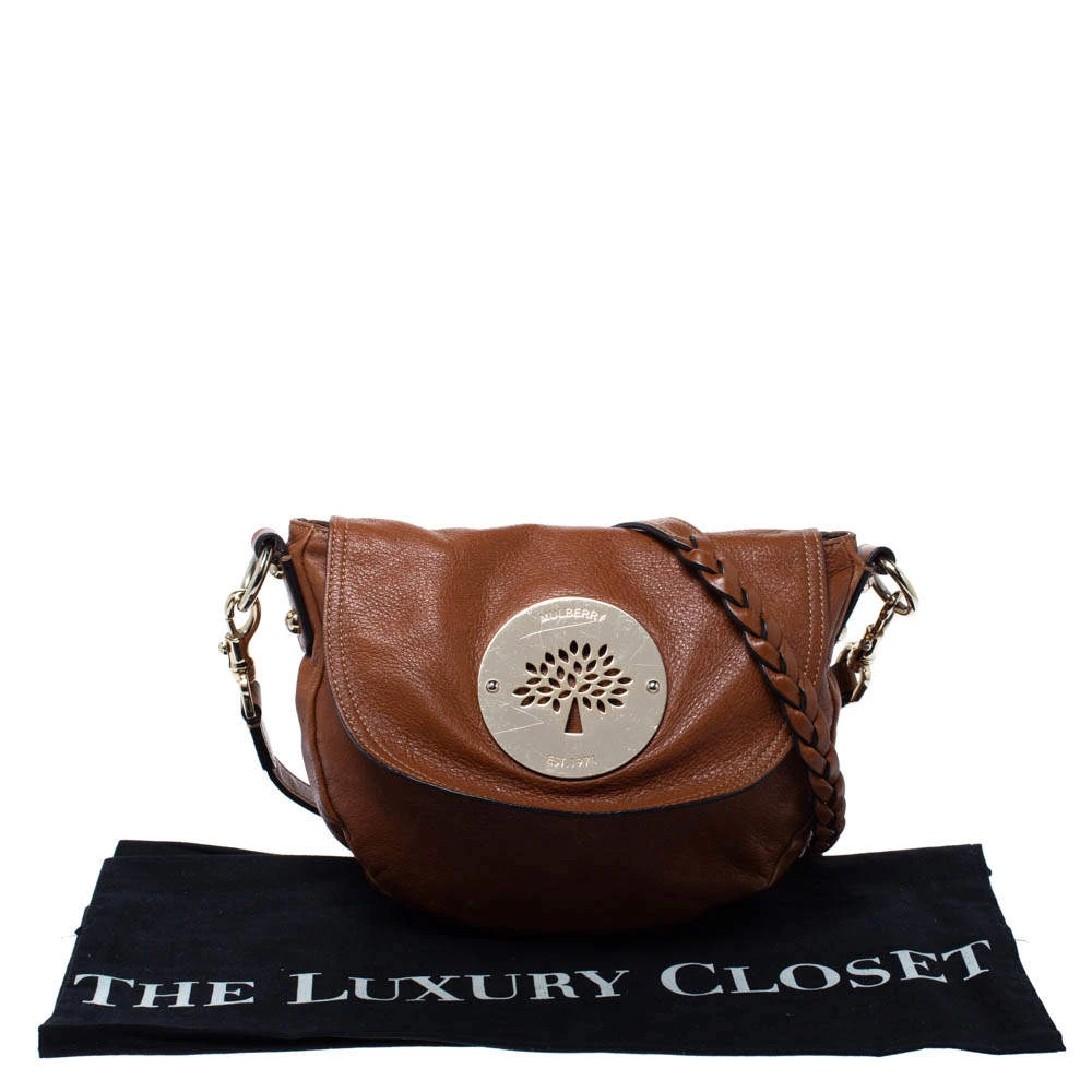Mulberry Tan Leather Daria Crossbody Bag For Women - Image 11
