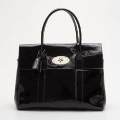 Mulberry Black Patent Bayswater For Women