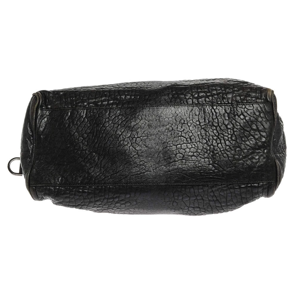 Mulberry Blue Holographic Leather Oversized Alexa Satchel For Women - Image 6