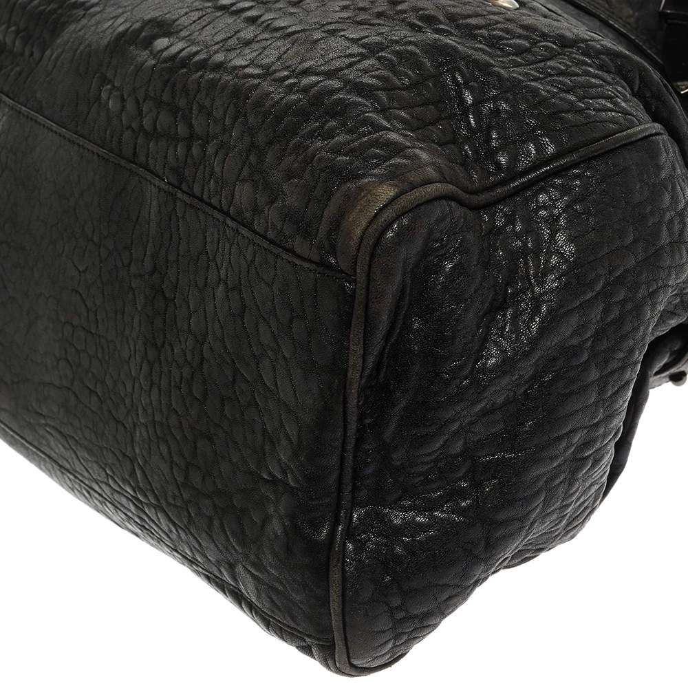 Mulberry Blue Holographic Leather Oversized Alexa Satchel For Women - Image 12