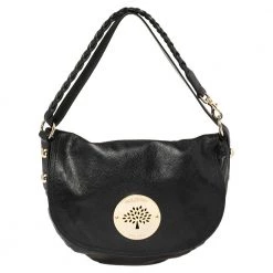 Mulberry Black Leather Daria Shoulder Bag For Women