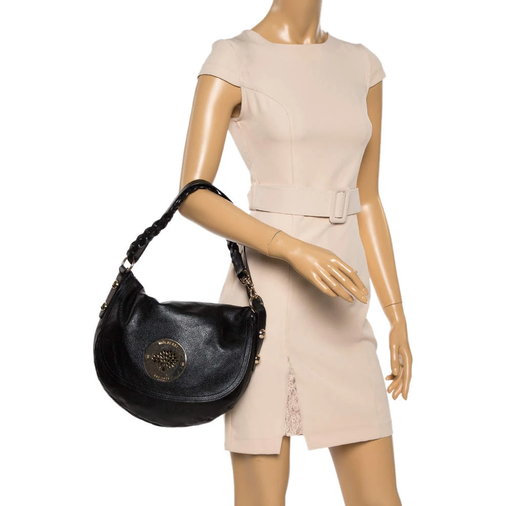 Mulberry Black Leather Daria Shoulder Bag For Women - Image 2