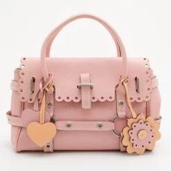 Mulberry For Luella Baby Pink Leather Tote For Women
