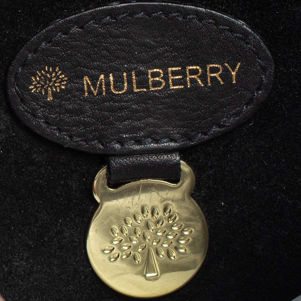 Mulberry Black Leather Chain Crossbody Bag For Women - Image 8