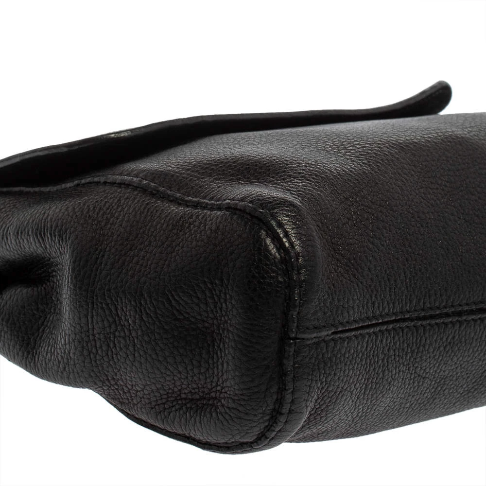 Mulberry Black Leather Chain Crossbody Bag For Women - Image 12