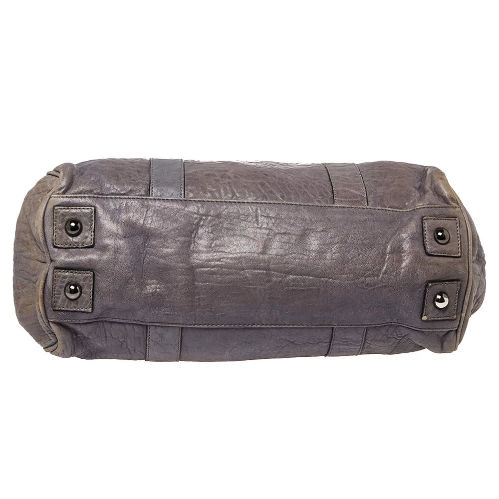 Mulberry Grey Leather Bayswater Satchel For Women - Image 7