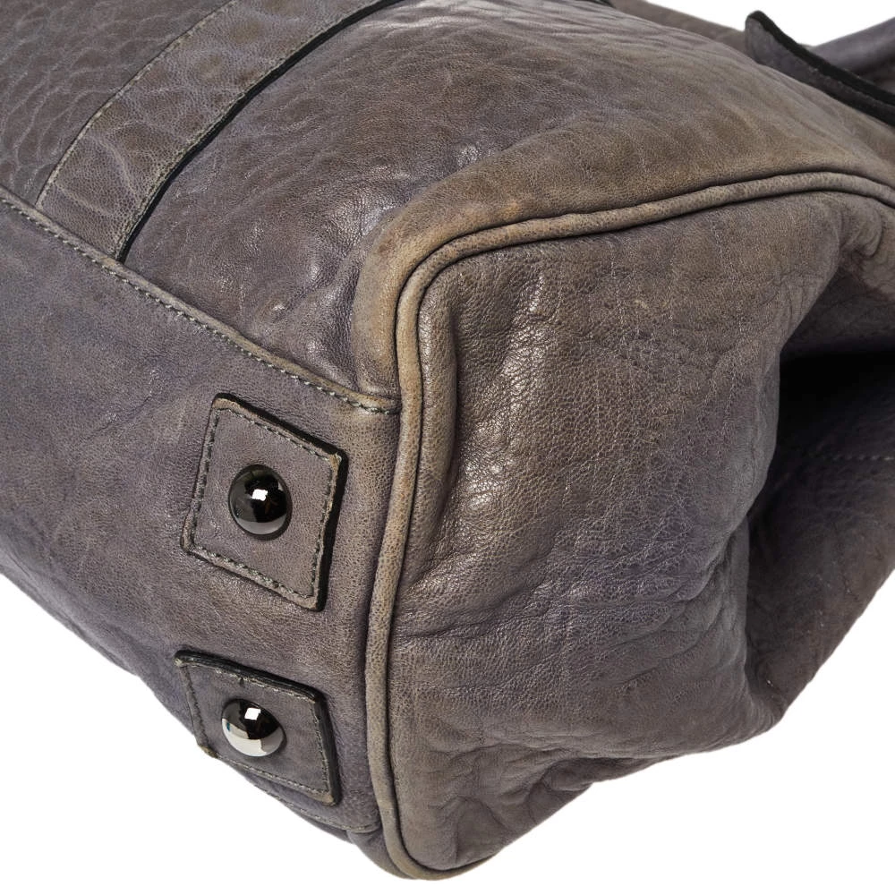 Mulberry Grey Leather Bayswater Satchel For Women - Image 13