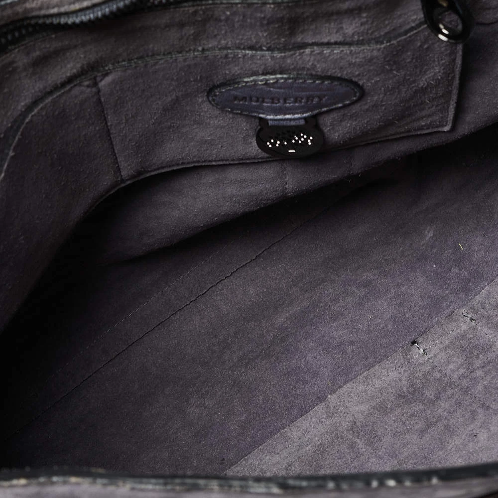 Mulberry Grey Leather Bayswater Satchel For Women - Image 8